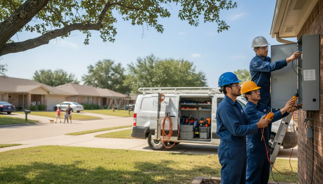 Certified electrician providing emergency electrical services in Le Center, MN